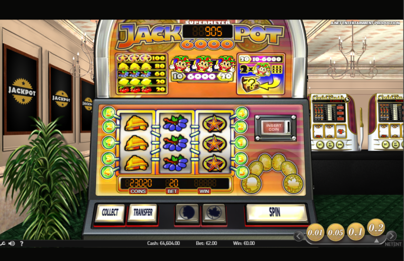 ジャックポット6000スロット